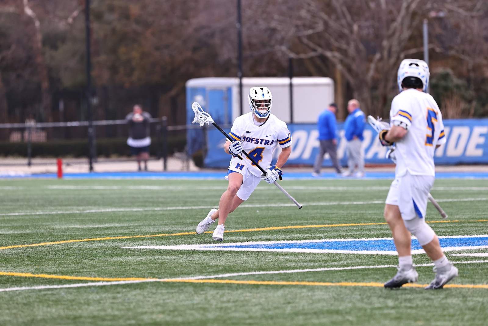 Aaron Siebold coaching lacrosse in Los Angeles